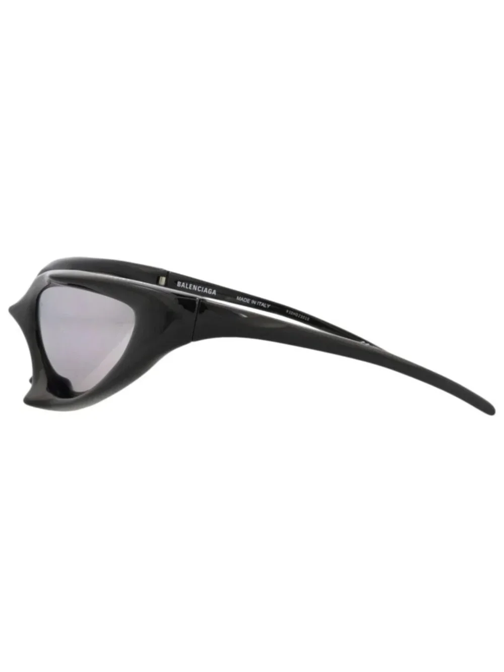 New Balenciaga Women's Sunglasses Shield Wrap Bio Injection Frame Unisex Black